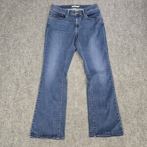 Levi's Curvy Bootcut Jeans Womens Tag 31x32 Medium Wash Stretch